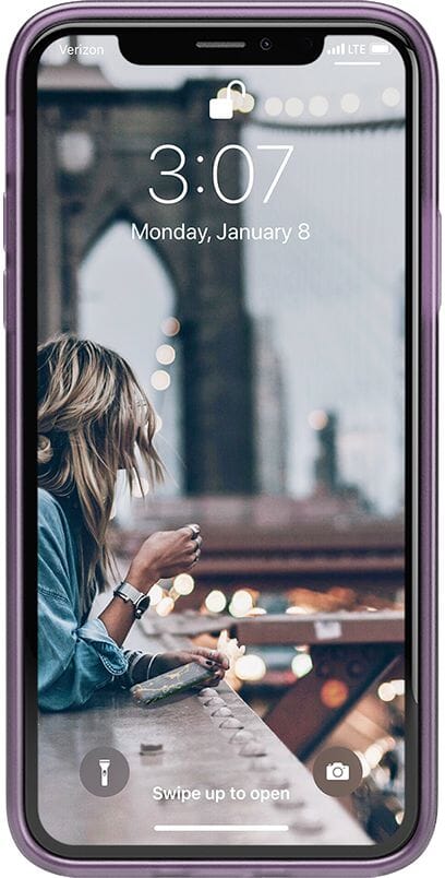 Lavender Waves | Purple Shimmer Case iPhone Case get.casely