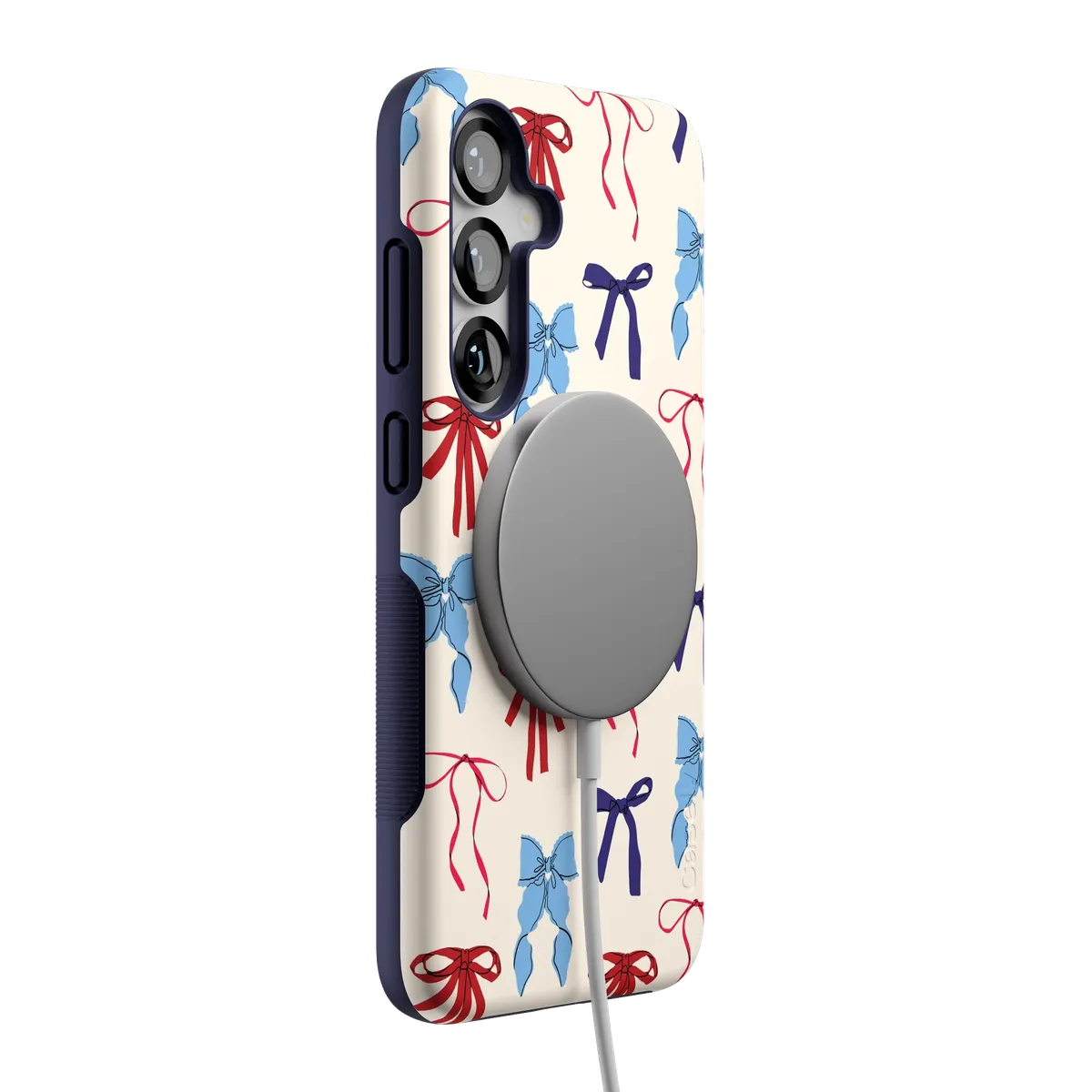 American Girlie | Red White & Blue Bows Case