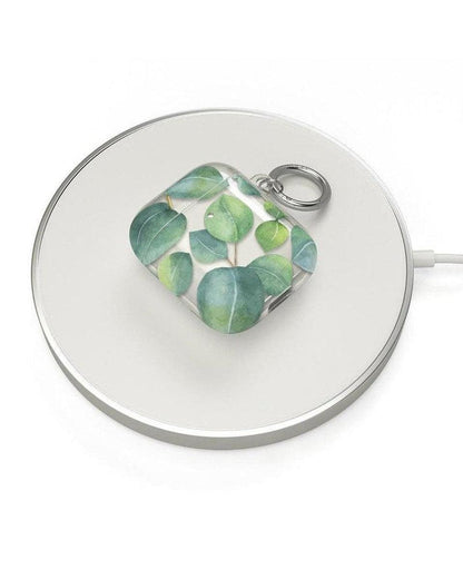 Leaf Me Alone | Green Floral Print AirPods Case AirPods Case get.casely