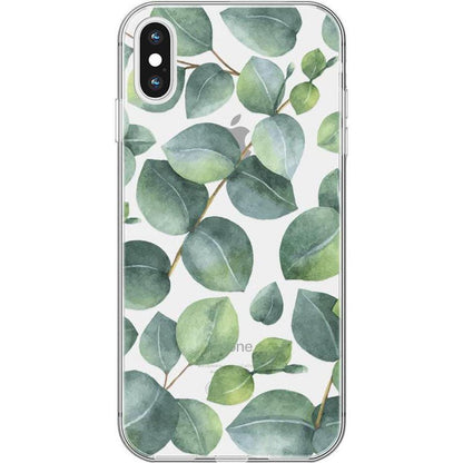 Leaf Me Alone | Green Floral Print Case iPhone Case get.casely Classic iPhone XS Max