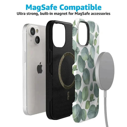 Leaf Me Alone | Green Floral Print Case iPhone Case get.casely