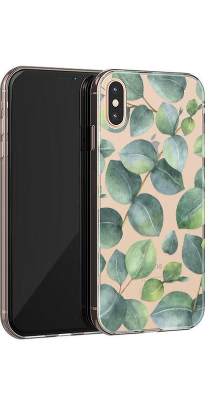 Leaf Me Alone | Green Floral Print Case iPhone Case get.casely
