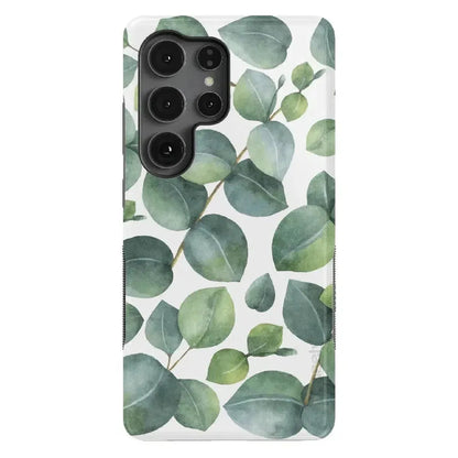 Leaf Me Alone | Green Floral Print Samsung Case Samsung Case get.casely Bold Flex + MagSafe® Galaxy S25 Ultra