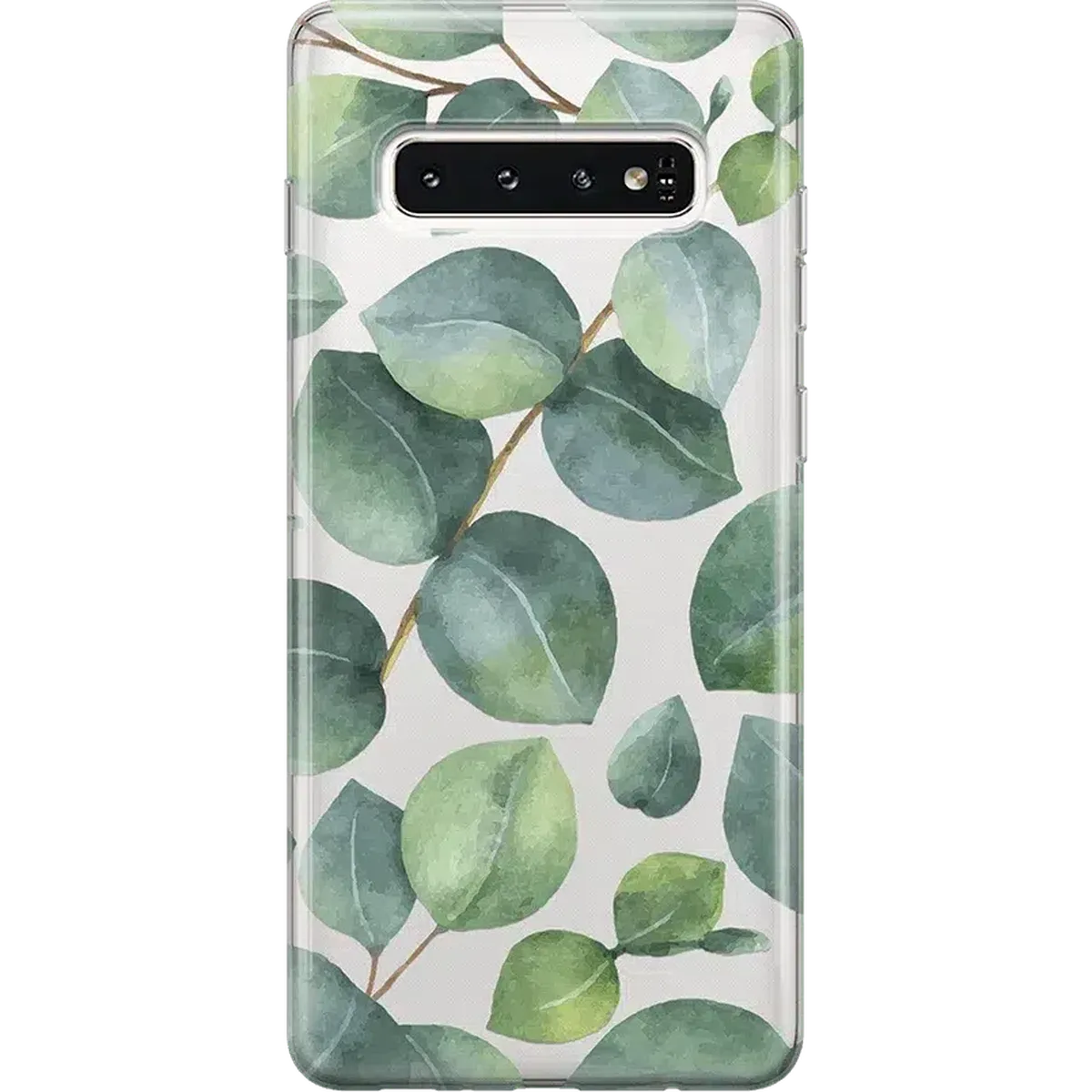Leaf Me Alone | Green Floral Print Samsung Case Samsung Case get.casely