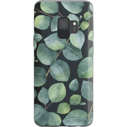 Leaf Me Alone | Green Floral Print Samsung Case Samsung Case get.casely