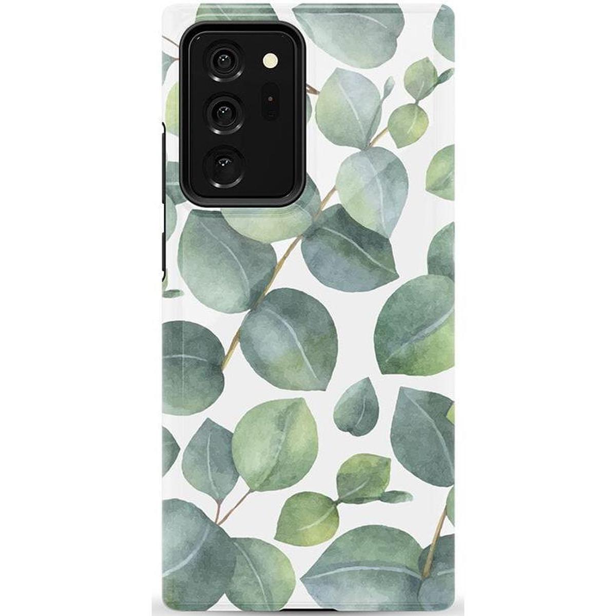 Leaf Me Alone | Green Floral Print Samsung Case Samsung Case get.casely