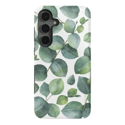 Leaf Me Alone | Green Floral Print Samsung Case Samsung Case get.casely