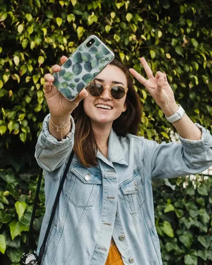 Leaf Me Alone | Green Floral Print Samsung Case Samsung Case get.casely Essential Galaxy S23
