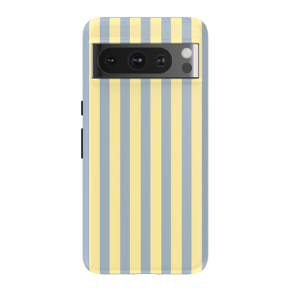 Coastline Stripes | Blue & Yellow Case - Google Pixel 8 Pro