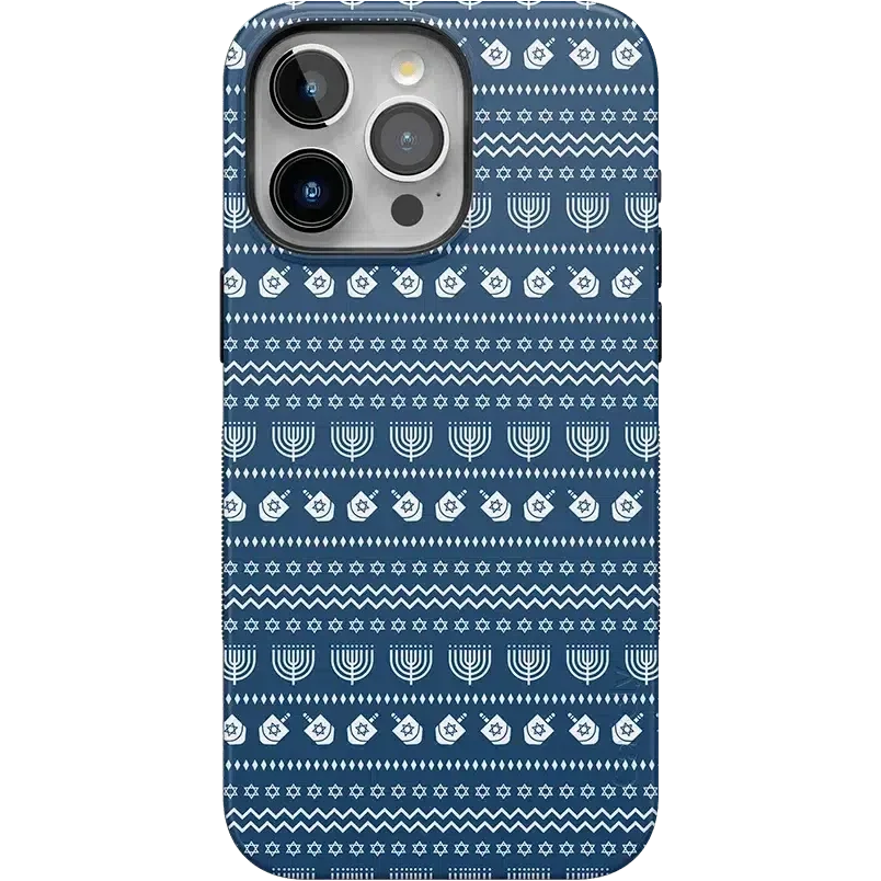 Light the Night | Hannukah Case Phone Case Casetry Bold Flex + MagSafe® iPhone 15 Pro Max