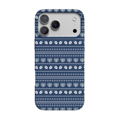 Light the Night | Hannukah Case Phone Case Casetry Classic + MagSafe® iPhone 17 Pro Max