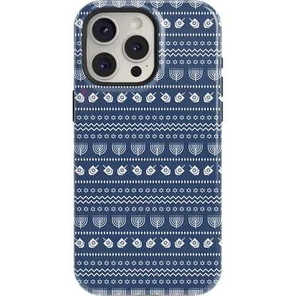 Light the Night | Hannukah Case Phone Case Casetry Essential + MagSafe® iPhone 15 Pro