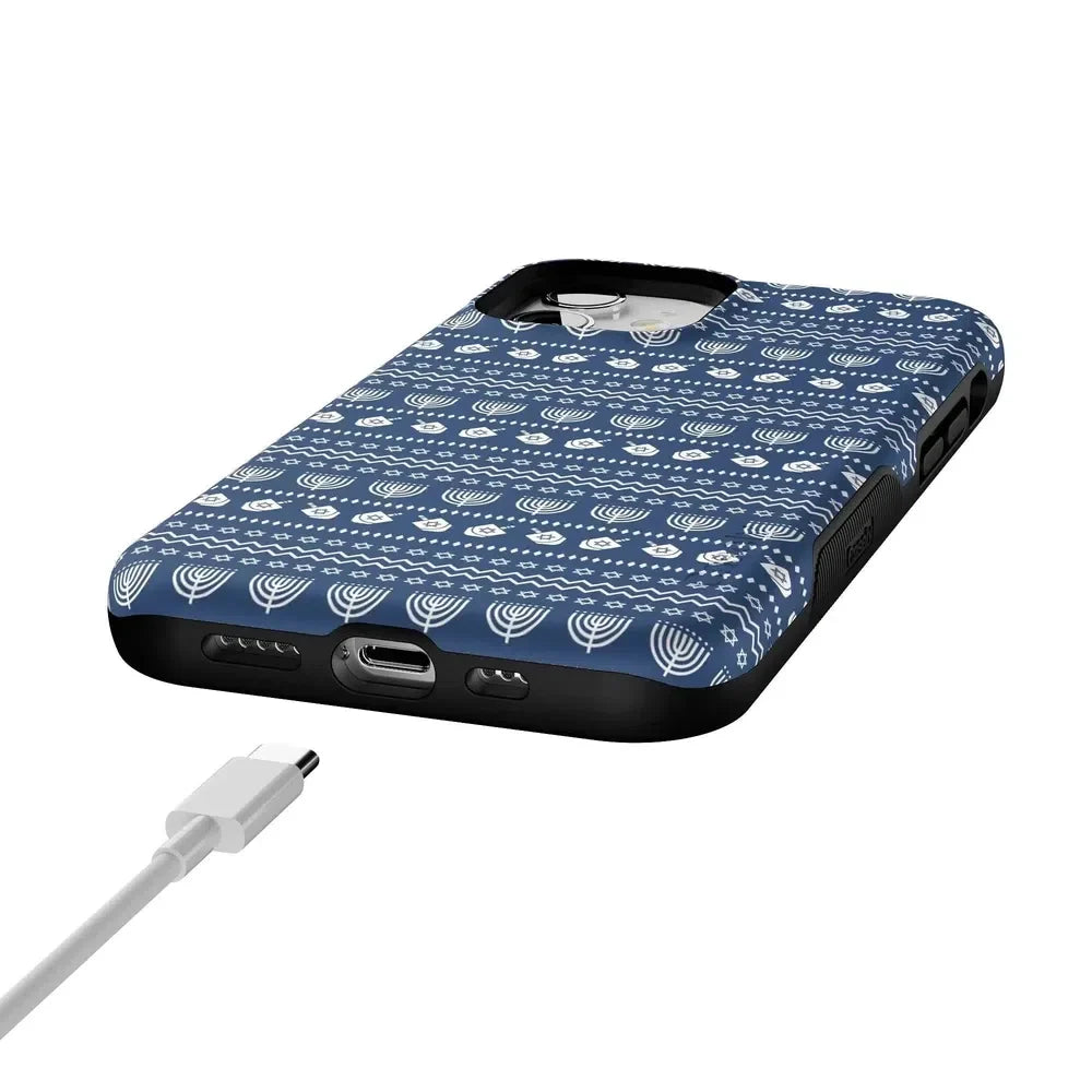 Light the Night | Hannukah Case Phone Case Casetry