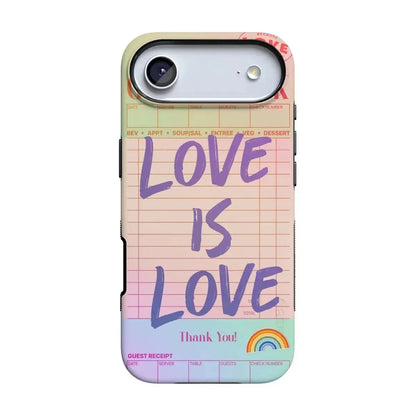 Love is Love | Guest Check Pride Case Phone Case Casetry