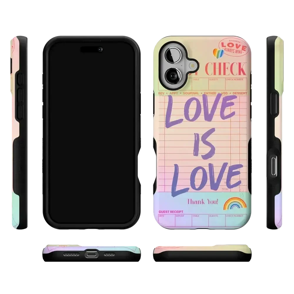 Love is Love | Guest Check Pride Case Phone Case Casetry