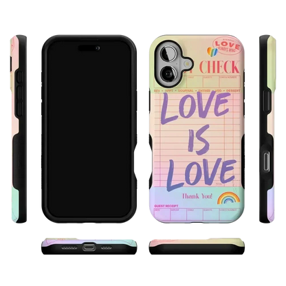 Love is Love | Guest Check Pride Case Phone Case Casetry