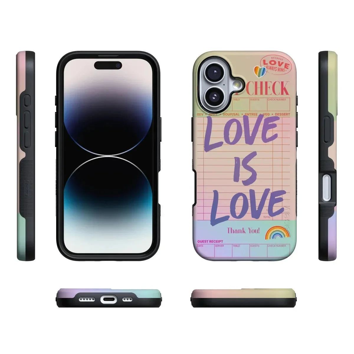 Love is Love | Guest Check Pride Case Phone Case Casetry