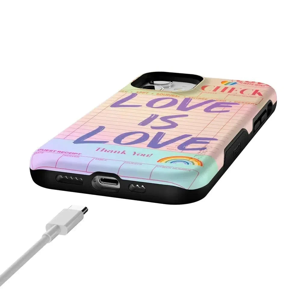 Love is Love | Guest Check Pride Case Phone Case Casetry