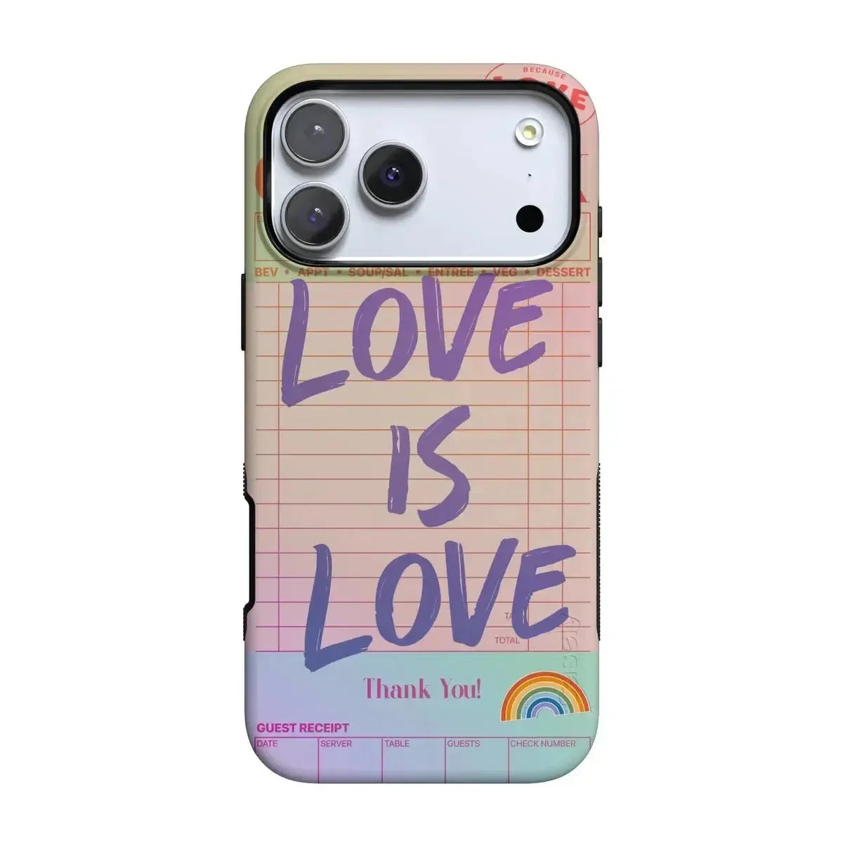 Love is Love | Guest Check Pride Case Phone Case Casetry