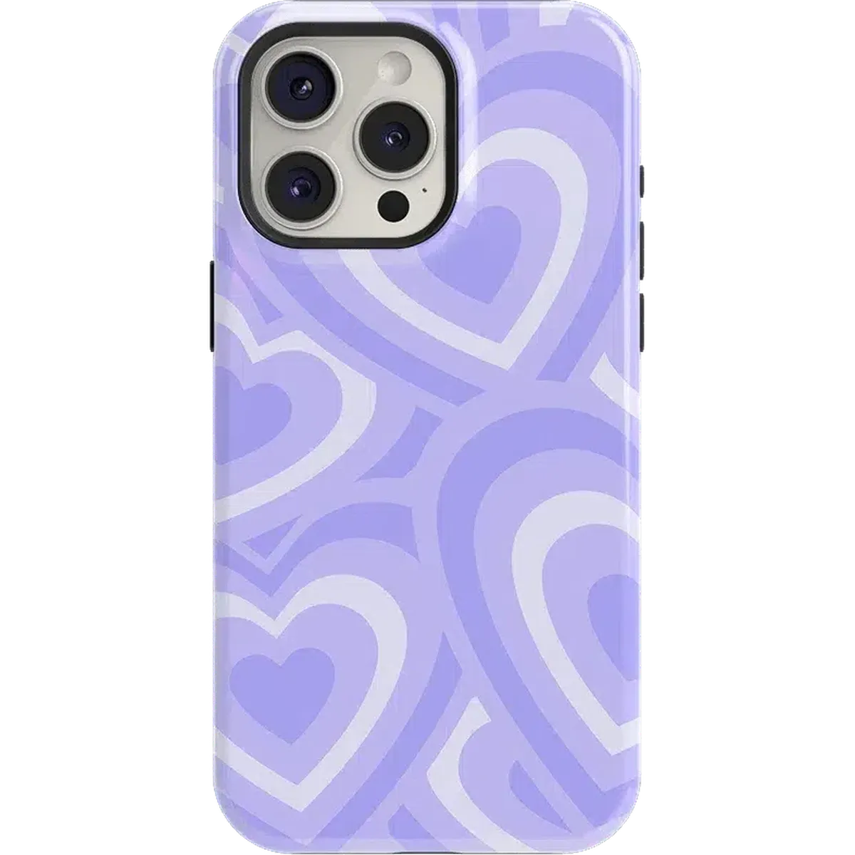 Love Song | Lavender Heart Case iPhone Case get.casely Essential + MagSafe® iPhone 15 Pro
