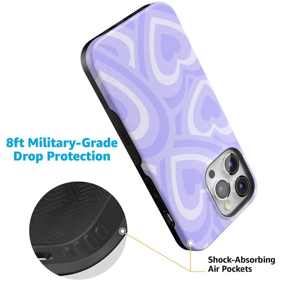 Love Song | Lavender Heart Case iPhone Case get.casely
