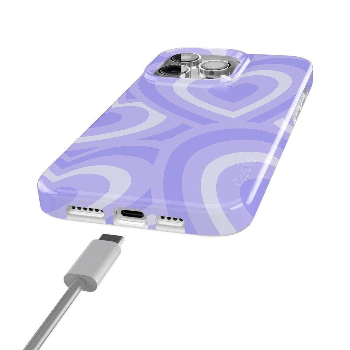 Love Song | Lavender Heart Case iPhone Case get.casely