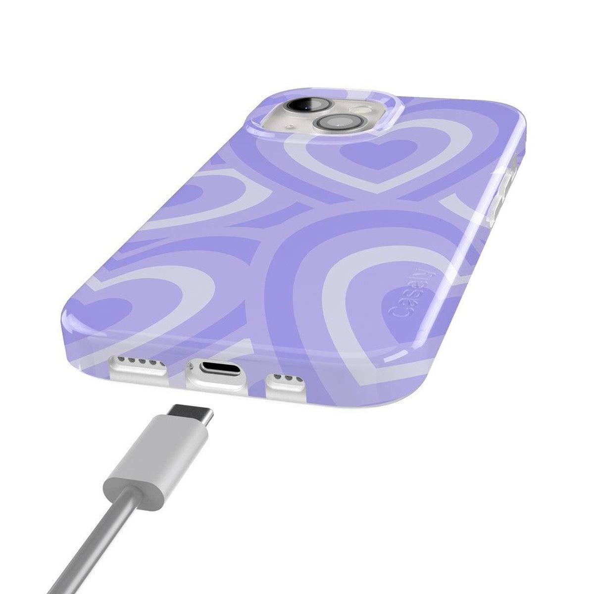Love Song | Lavender Heart Case iPhone Case get.casely