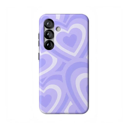 Love Song | Lavender Heart Samsung Case Samsung Case Casetry Essential + MagSafe® Galaxy S25