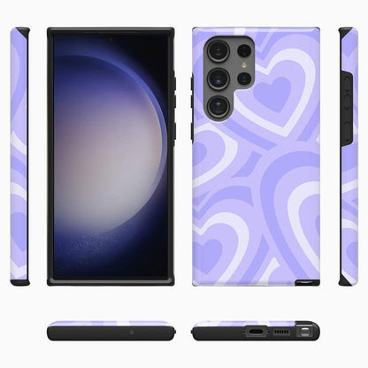 Love Song | Lavender Heart Samsung Case Samsung Case Casetry