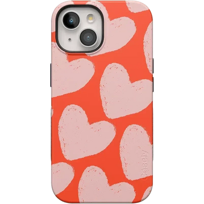 Love You More | Heart Doodle Case Phone Case Casetry Bold Flex + MagSafe® iPhone 15 Plus