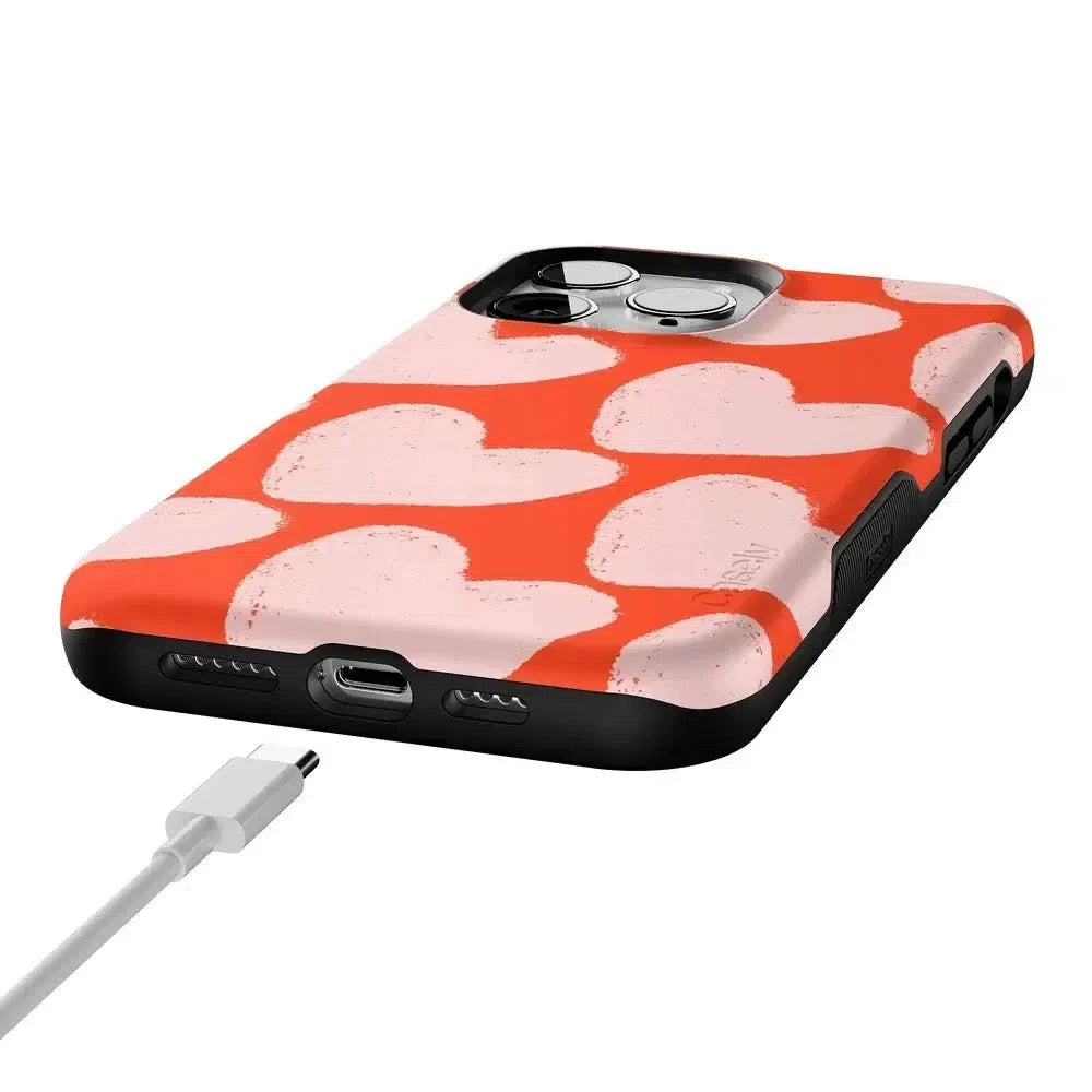 Love You More | Heart Doodle Case Phone Case Casetry