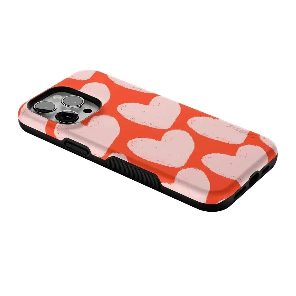 Love You More | Heart Doodle Case Phone Case Casetry