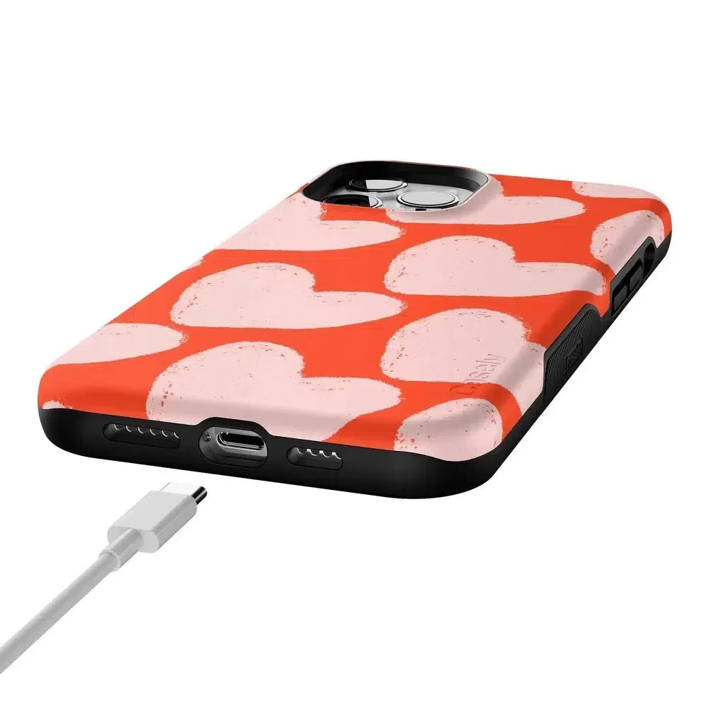 Love You More | Heart Doodle Case Phone Case Casetry