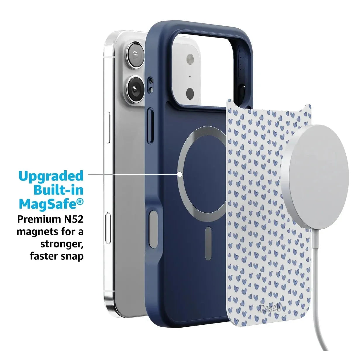 Lovebug | Blue Hearts Case Phone Case get.casely