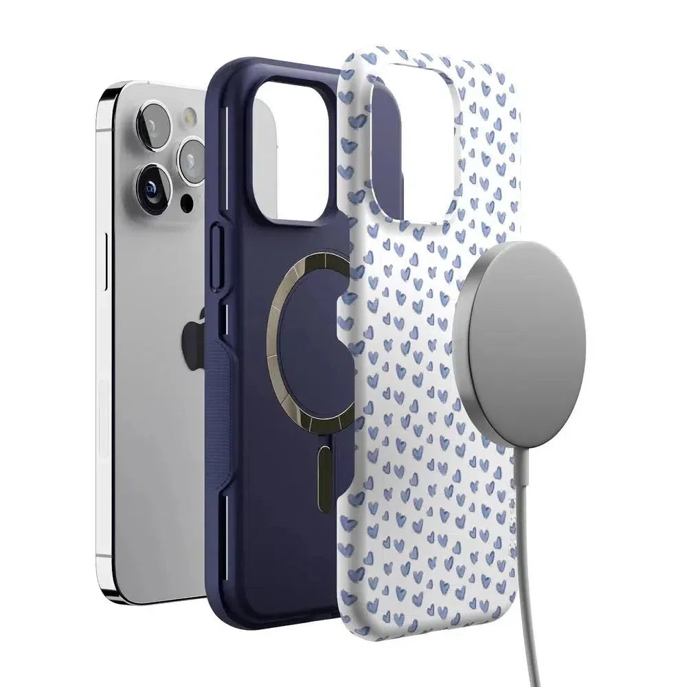 Lovebug | Blue Hearts Case Phone Case Casetry