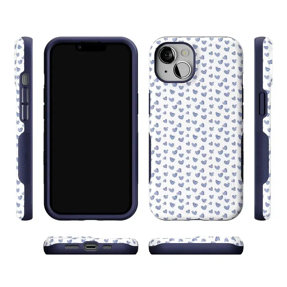 Lovebug | Blue Hearts Case Phone Case Casetry