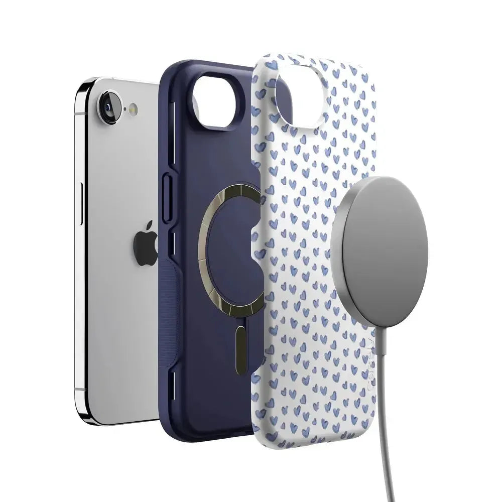 Lovebug | Blue Hearts Case Phone Case Casetry