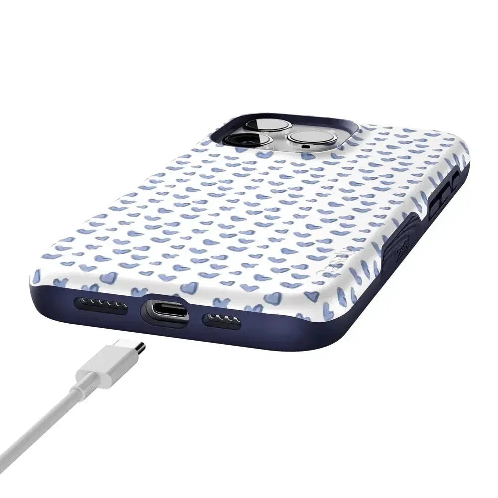 Lovebug | Blue Hearts Case Phone Case Casetry