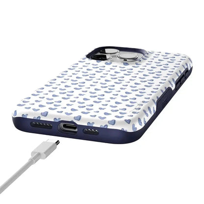 Lovebug | Blue Hearts Case Phone Case Casetry