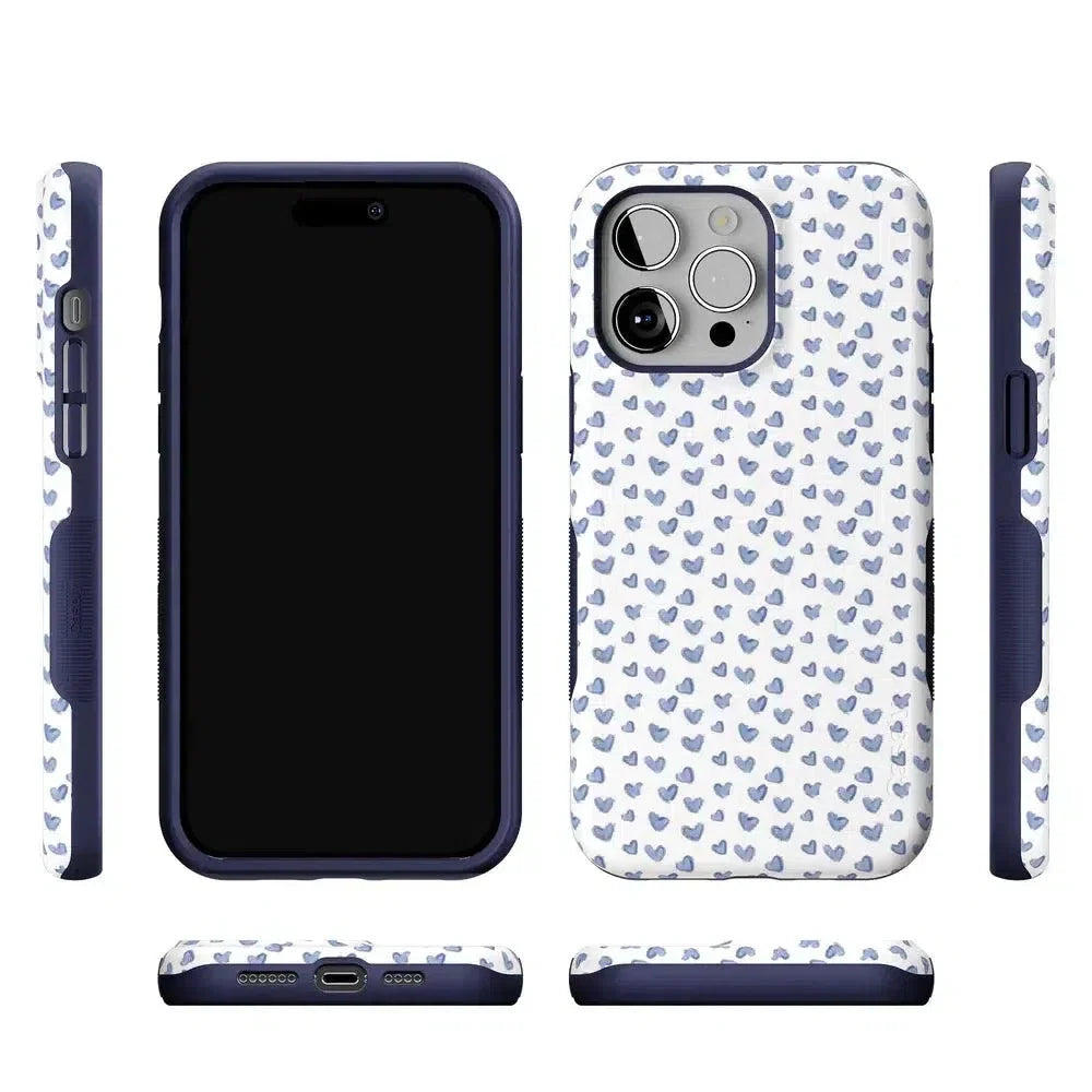 Lovebug | Blue Hearts Case Phone Case Casetry