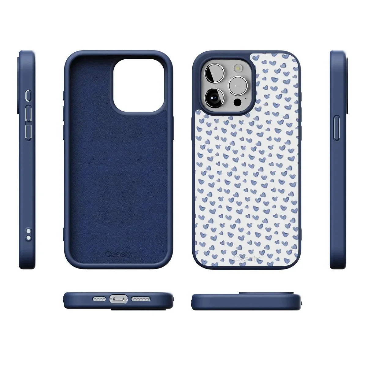 Lovebug | Blue Hearts Case Phone Case get.casely