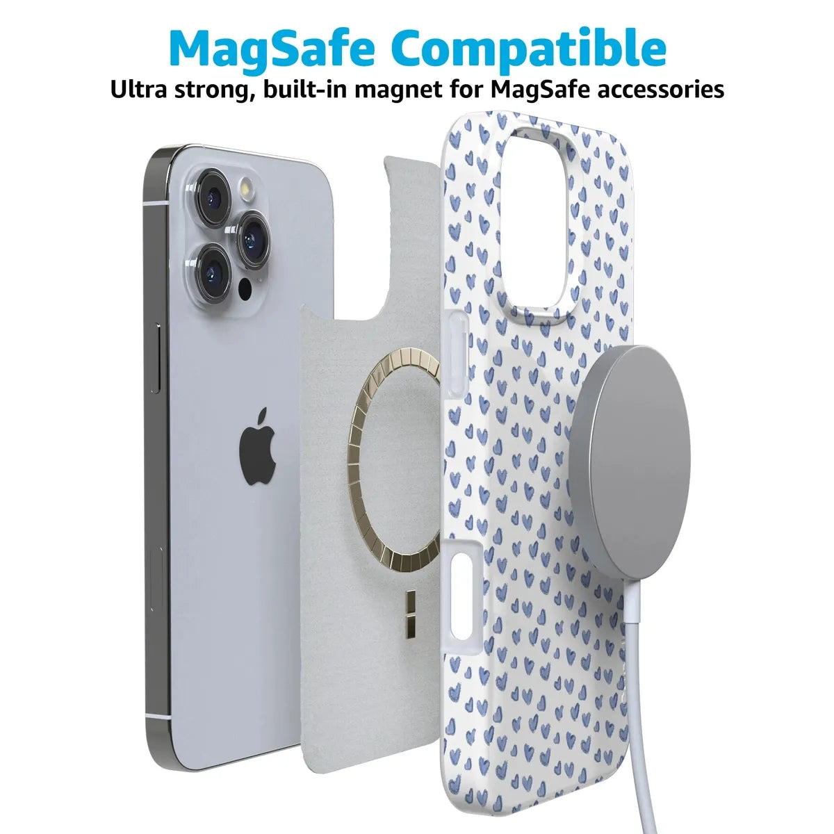 Lovebug | Blue Hearts Case Phone Case Casetry