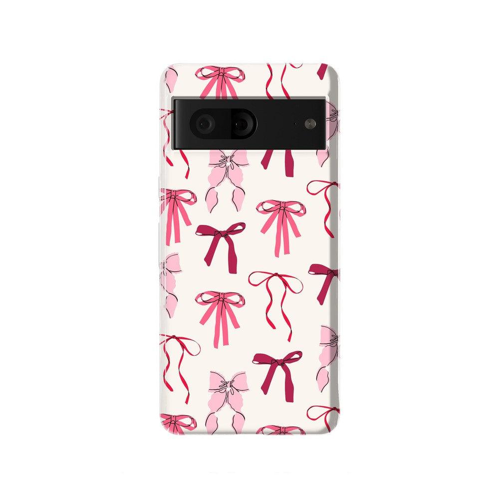 Lover Girlie | Pink Bows Case Phone Case Casetry Essential Google Pixel 7