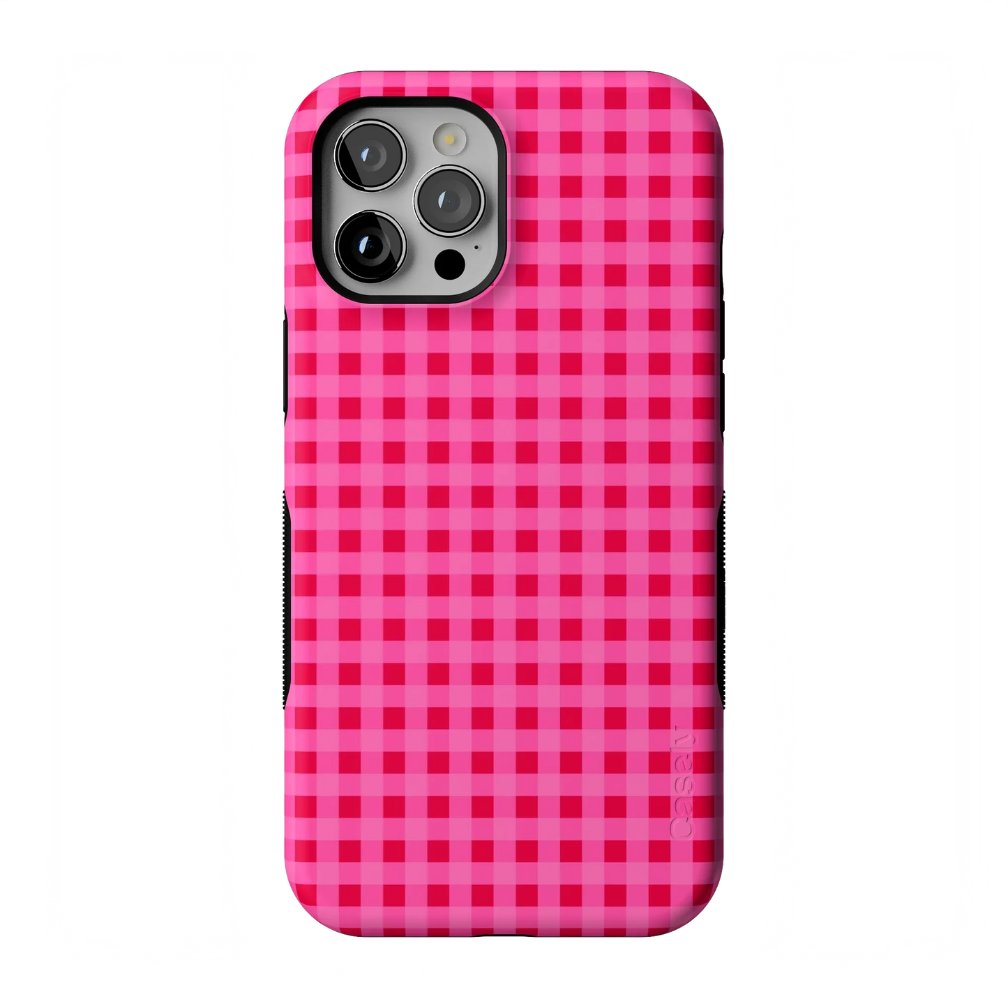 Sweet Jam | Hot Pink Gingham Case - iPhone 12 Pro