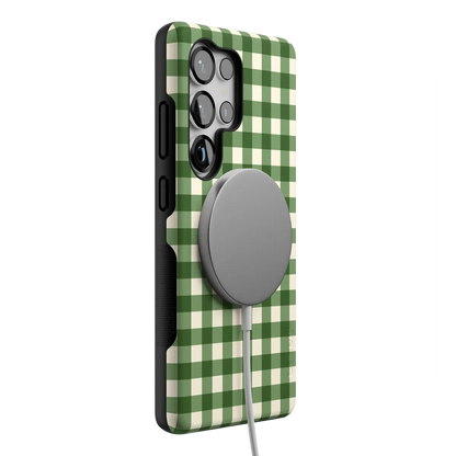 Checked Twice | Green Plaid Case