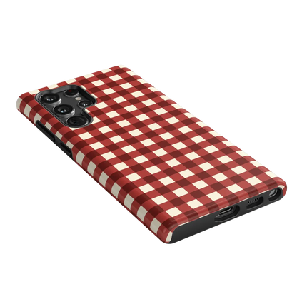 Checked Twice | Red Plaid Case