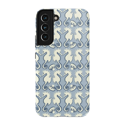 Seahorse Drift | Coastal Blues Case - Galaxy S22 Plus
