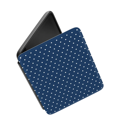 On the Dot | Navy Polka Dot Kindle Case
