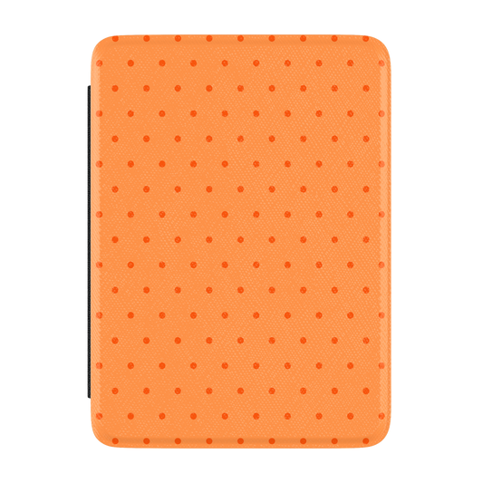 On the Dot | Orange Polka Dot Kindle Case