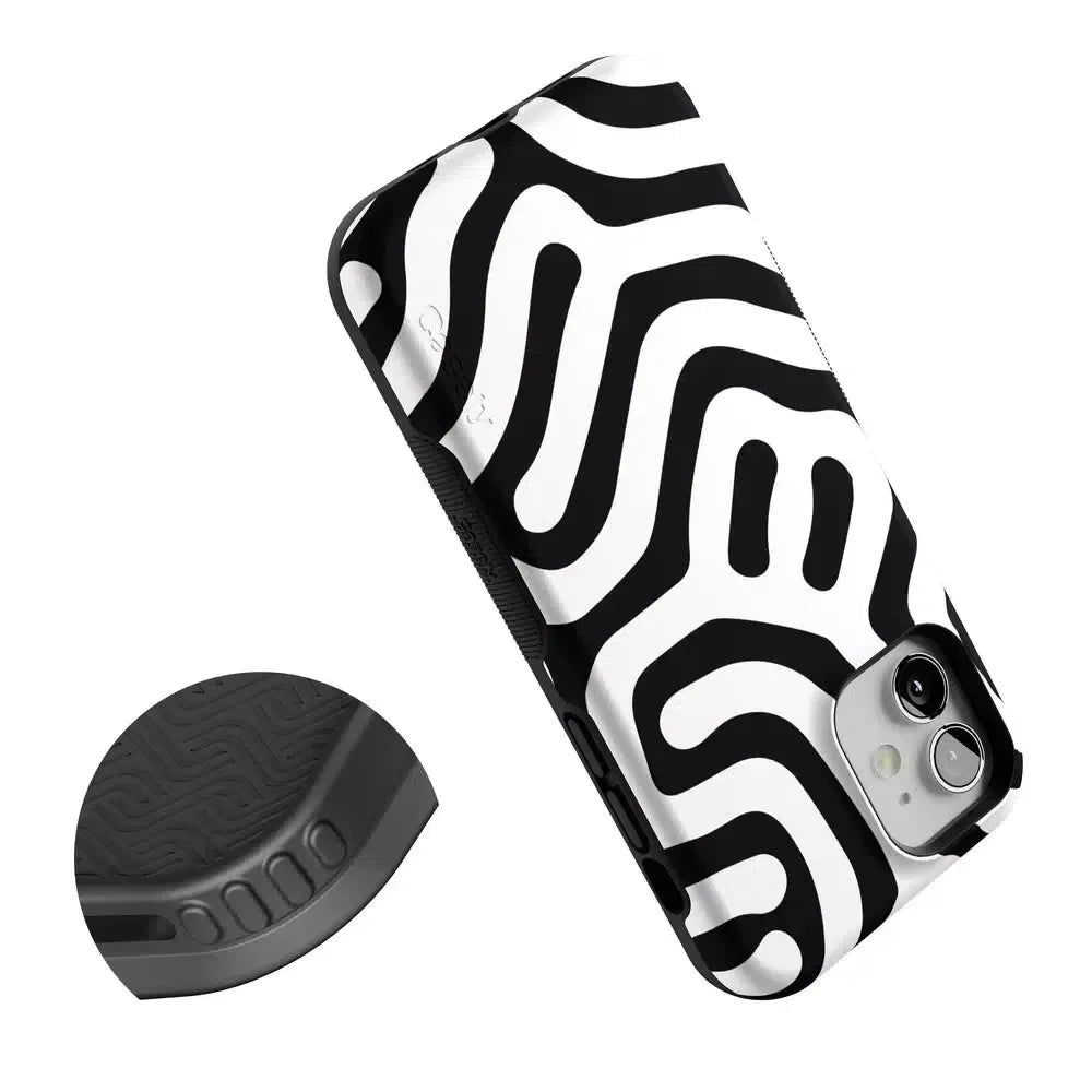 Maze | High Contrast Design Case Phone Case Casetry